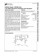 DataSheet LMV982 pdf